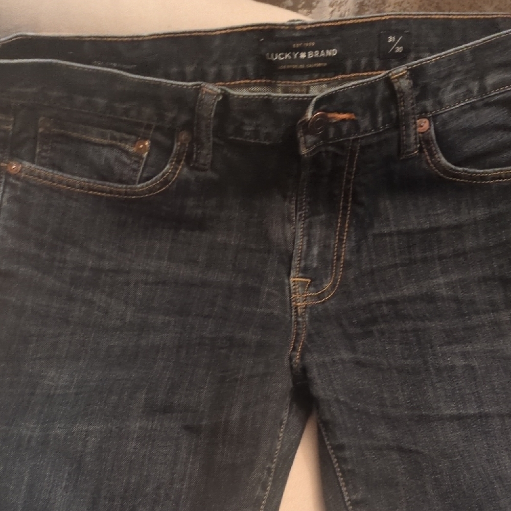 Lucky Brand Men's Straight Jeans - Dark Blue